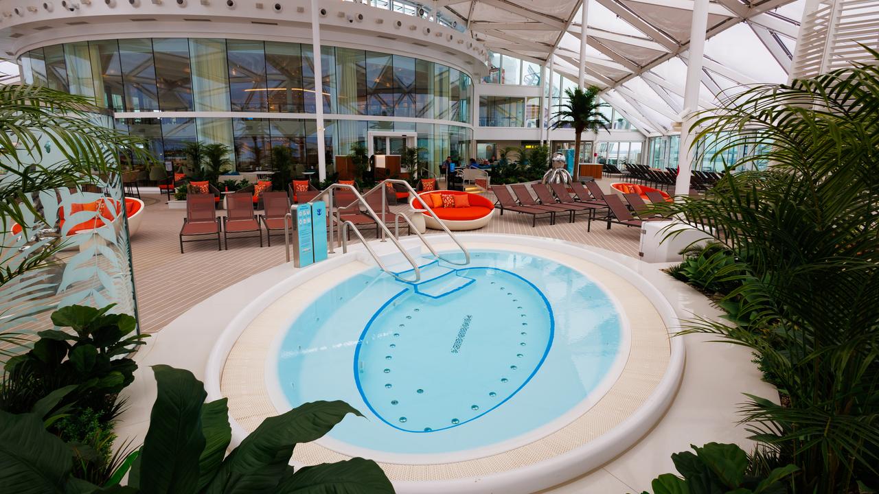 One of the Solarium pools. Picture: Royal Caribbean