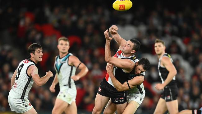 The Saints and Power played out a thriller. Picture: Getty Images