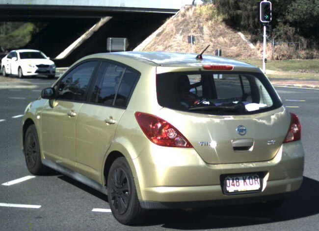 The car Teri was driving when she was last seen leaving a Franklin Drive home. Picture: QPS