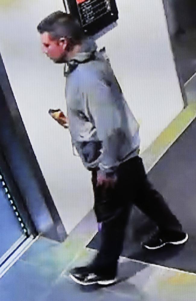 A CCTV image of alleged suspect Jonathan Dick, wanted over the death of his brother David.