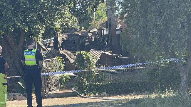 A man has been killed in a horrific house fire in Red Cliffs. Picture: Sam Dirkis