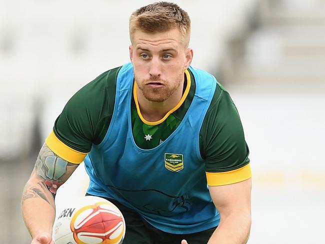 Cameron Munster during Kangaroos training.