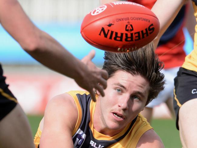 VFL footy: Richmond V Coburg. Richmond 36 Matt McDonough. Picture: Kylie Else