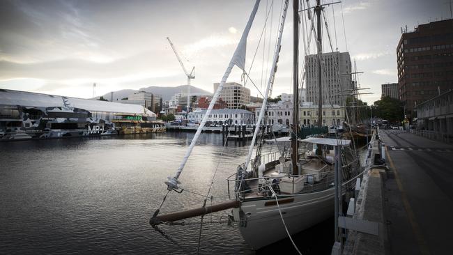 The Elizabeth St pier where Jarrod’s body was recovered. Picture: Chris Kidd