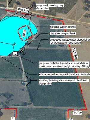 The proposed tourism accommodation development in Penola would house up to two guests at a time. Picture: Supplied