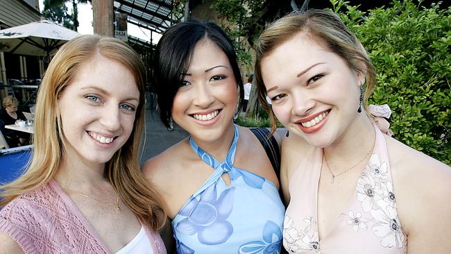 Sunday afternoon at the Breakfast Creek Hotel: Desiree Pickles, Glenda Hotz and Jackie Hotz.