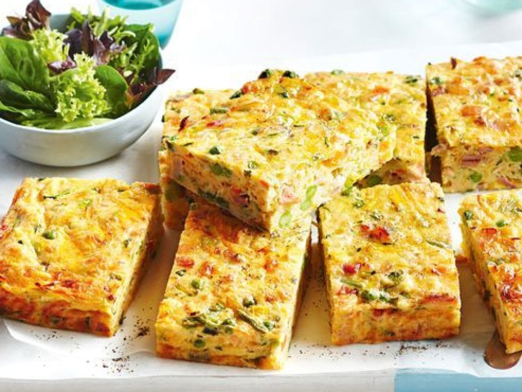 Zucchini slice.