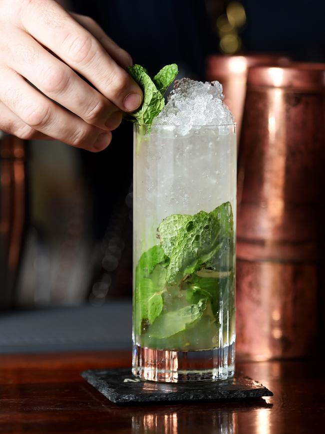 A classic cocktail, the mojito is a refreshing drink for a hot summers day. Picture: Alix Sweeney