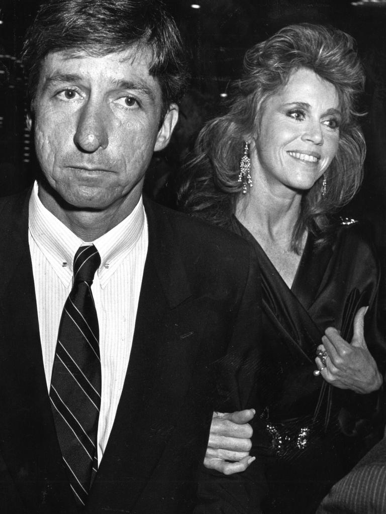 Tom Hayden and Jane Fonda were married at the time.