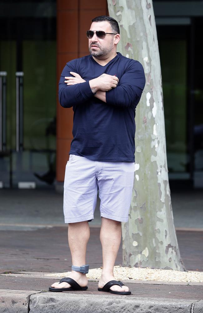 Michael Ibrahim pictured outside his home in Sydney before this week’s arrest in Dubai.