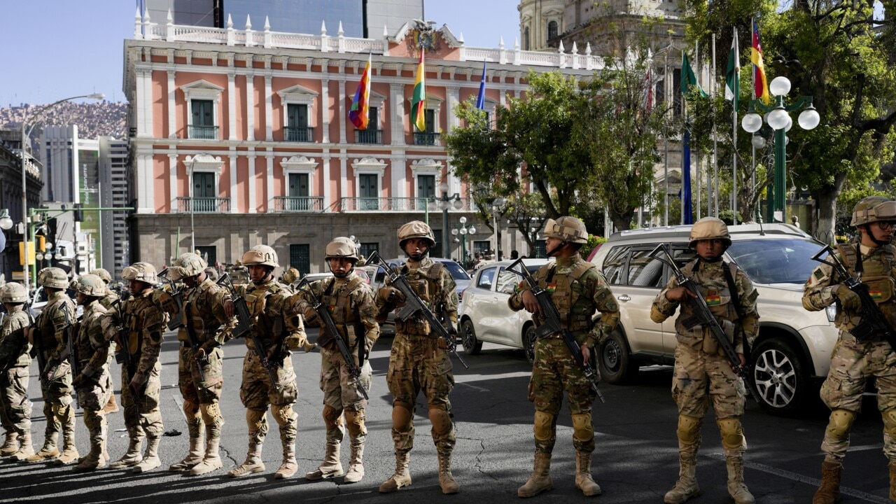 Bolivia’s presidential palace stormed by soldiers in attempted coup ...