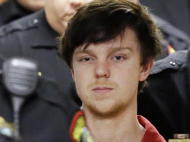 FILE - In this Feb. 19, 2016, file photo, Ethan Couch is led by sheriff deputies after a juvenile court hearing in Fort Worth, Texas. Lawyers for Couch, who used an "affluenza" defense in a 2013 fatal drunken-driving wreck, filed a motion Friday, March, 17, 2017, with the Texas Supreme Court in an effort to secure his release from jail. They argue that a judge had no authority to sentence Couch to nearly two years in jail after his case was moved from juvenile to adult court. (AP Photo/LM Otero, File)