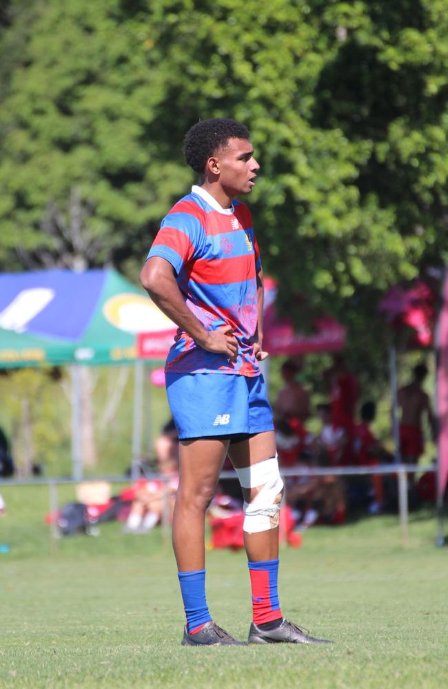 Ballymore Cup rugby action at the Albany Creek Brumbies Junior Rugby Union Club on Friday, April 12, 2024.