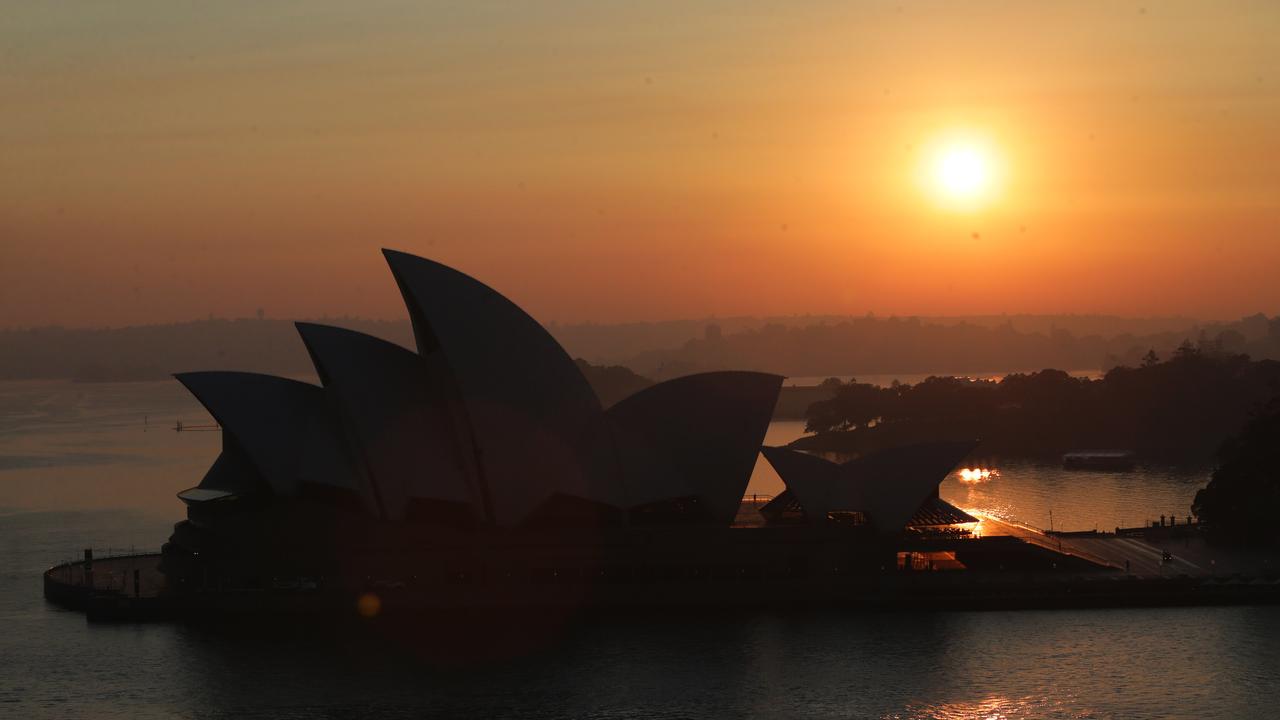 The Greater Sydney region has been given a catastrophic fire danger rating for Tuesday. Picture: Bill Hearne