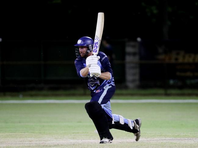 Barrier Reef Big Bash Game 1: Badgers v Hurricanes at Griffiths Park. Hurricanes' Mark Ellis. Picture: Stewart McLean