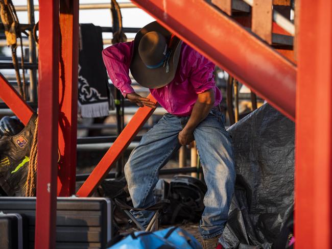 All the action at the sold-out 50th iteration of the Noonamah Tavern and Rodeo. Picture: Pema Tamang Pakhrin