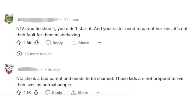 ‘My sister’s kids are brats so I posted video of their tantrums online ...