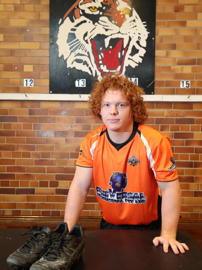 This weekend's Southport vs Currumbin clash will be the second instalment of the Ben Hamlet Memorial Shield in honouring its namesake. Tigers gun Brock Hamill was a friend of Ben's and will be ready for a big game. Picture Glenn Hampson