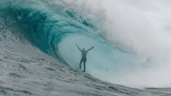 GoPro athlete Mark Mathews surfs Shipstern Bluff