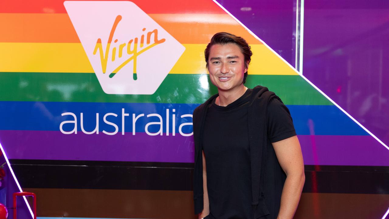 Tim Kano joined a Virgin Australia Pride Flight to Sydney.