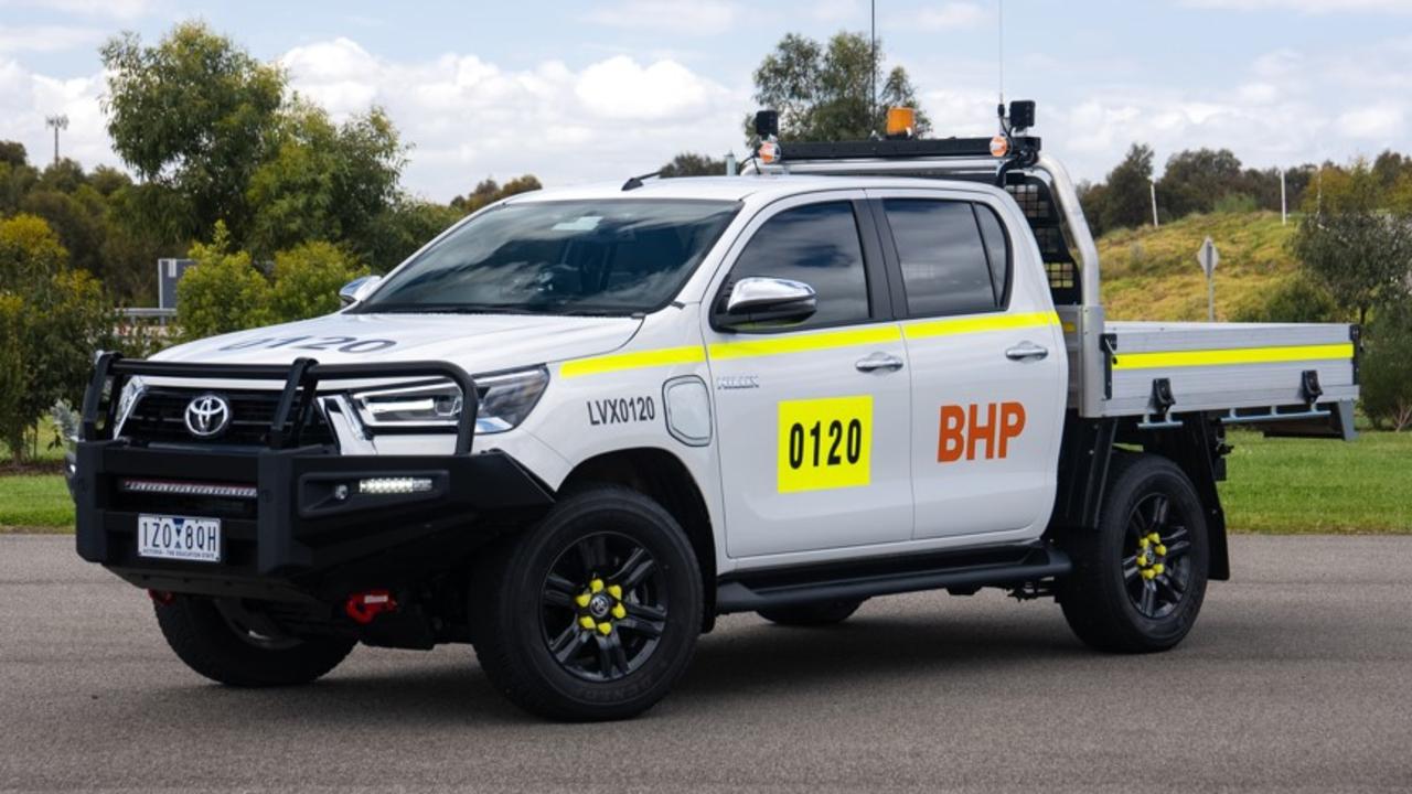 BHP will trial a Toyota EV at its Port Hedland operations in WA from late November. Picture: Supplied