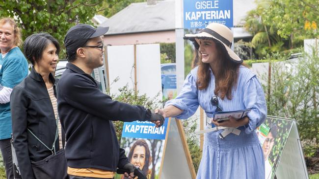 Liberal candidate Gisele Kapterian has already been welcomed to the Liberal Party room. Picture: NewsWire / Jeremy Piper