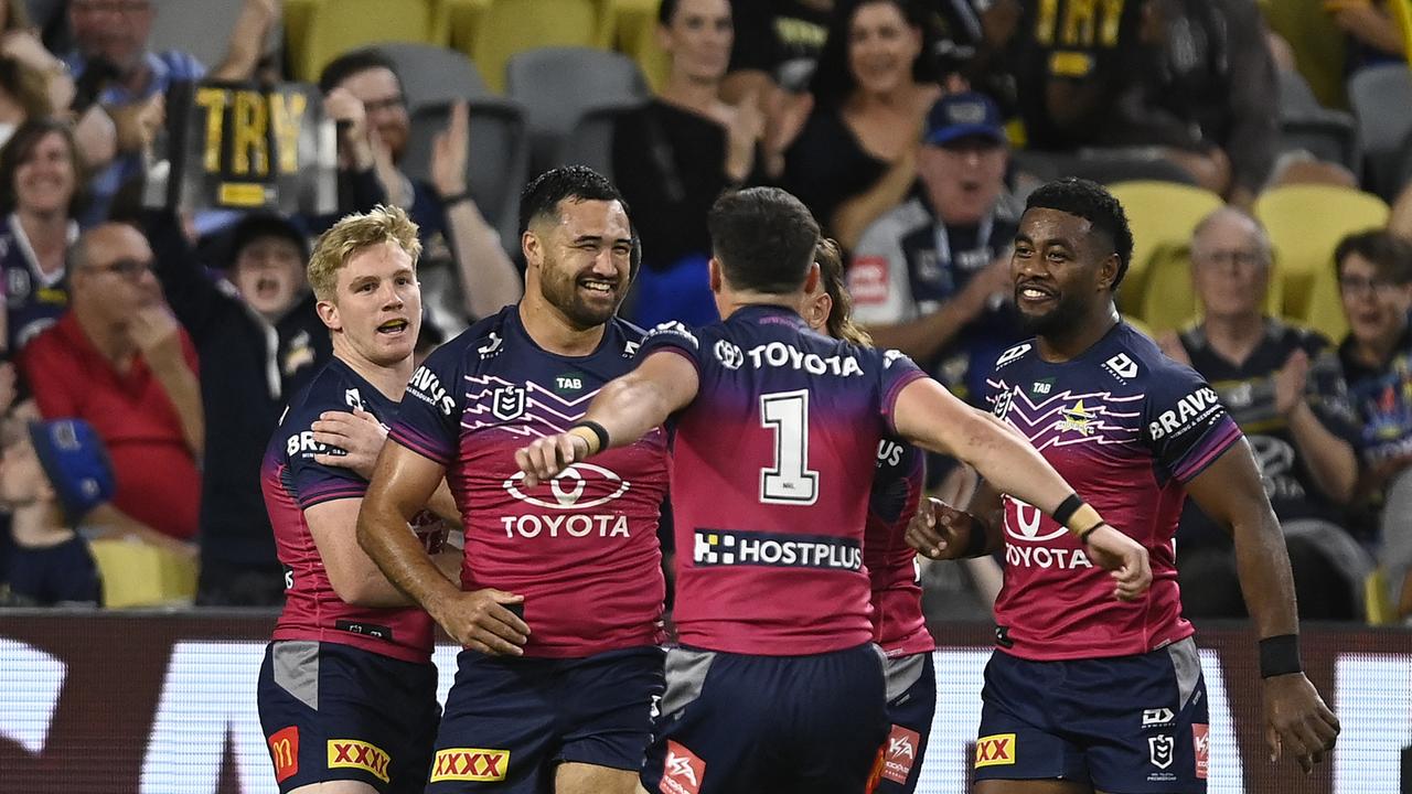 The Cowboys are back in the NRL’s top eight for the first time since Round 1. Picture: Getty Images.