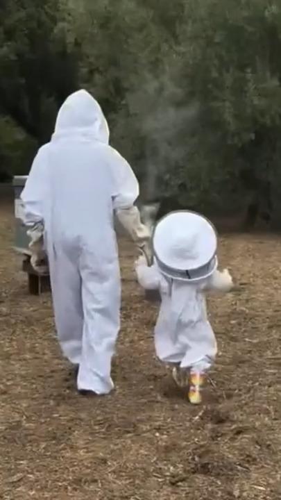 Meghan Markle goes bee keeping with Lilibet