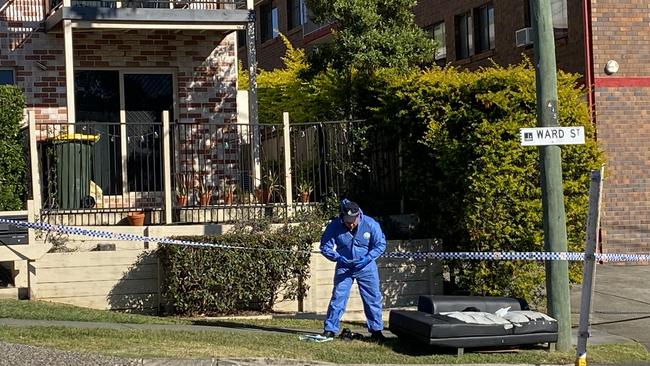 Police investigate the fatal stabbing of a Brisbane man near his Newmarket home on Wednesday night.