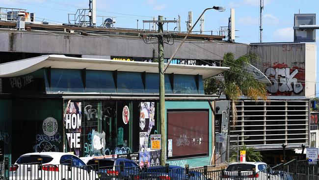 The derelict Balmain Tigers Leagues Club on Victoria Rd, Rozelle, is in the process of being sold to another developer. Picture: Toby Zerna