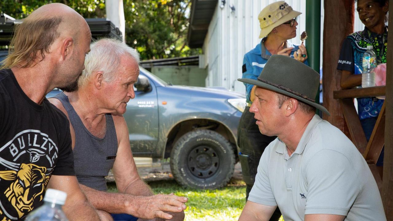 Queensland Premier Steven Miles visited remote communities devastated by December's Far North floods on Tuesday with hundreds of displaced residents in the region still unable to go back home.