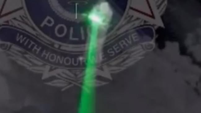 James Hamilton Henry, 73, pleads guilty to shining laser at POLAIR helicopter in September 2024. Picture: QPS