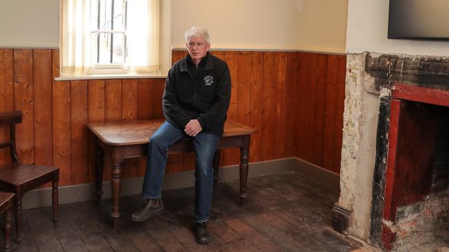 David Kearney, at the Richmond gaol, had a tough year with the lack of tourism in the village. Picture: Mireille Merlet