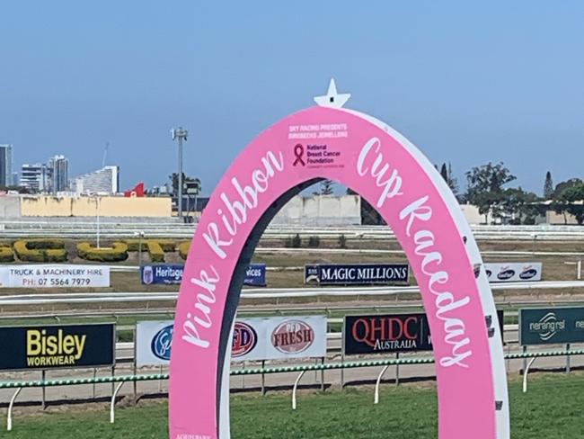 The Gold Coast Turf Club will turn pink for Pink Ribbon Cup Raceday. Pic supplied