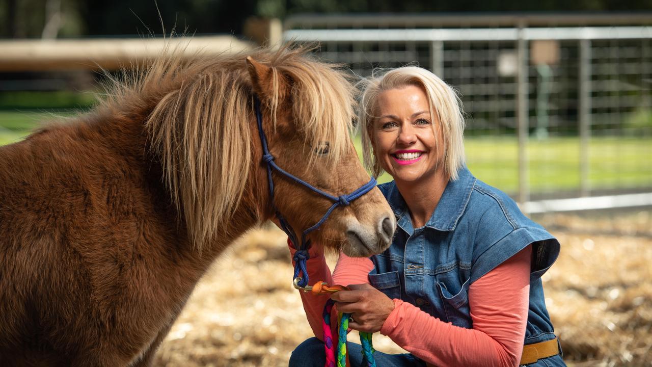 Josie also runs equine assisted psychotherapy with her six horses, helping about 12 people a week with her sessions. Picture: Brad Fleet