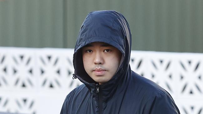 Pictured arriving at his home in Randwick is Nicholas Chu. Picture: Richard Dobson