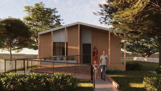 The design of a QBuild three bedroom dwelling. Picture: Supplied.