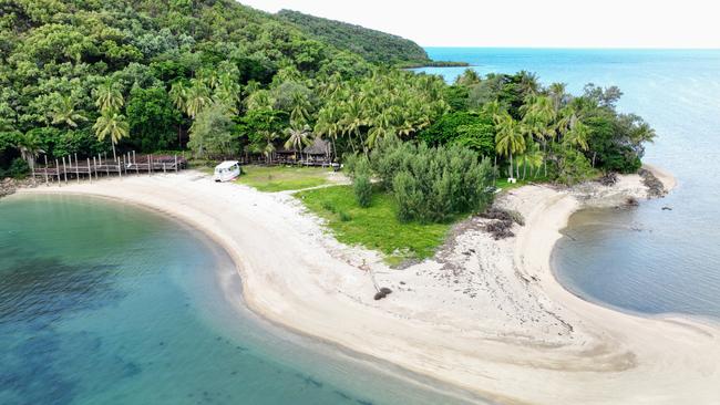 Businessman Benny Wu has allowed resort and public facilities at Double Island to fall into disrepair, in breach of lease conditions set out by the Queensland Government. Picture: Brendan Radke