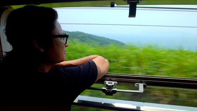 Luke Nguyen travels Vietnam by train in Luke Nguyen’s Railway Vietnam. Picture: SBS