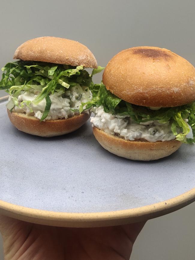 Blue swimmer crab buns at The Hagen Arms, Echunga.