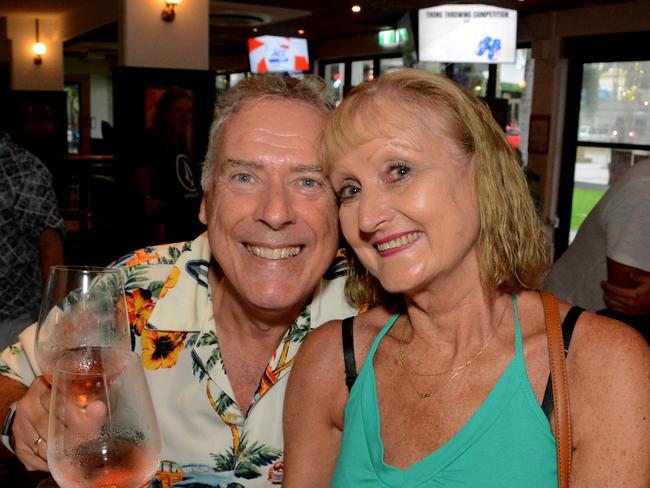 Peter and Deb Bridge at Australia Day celebrations at Cavill Hotel, Surfers Paradise. Picture: Regina King