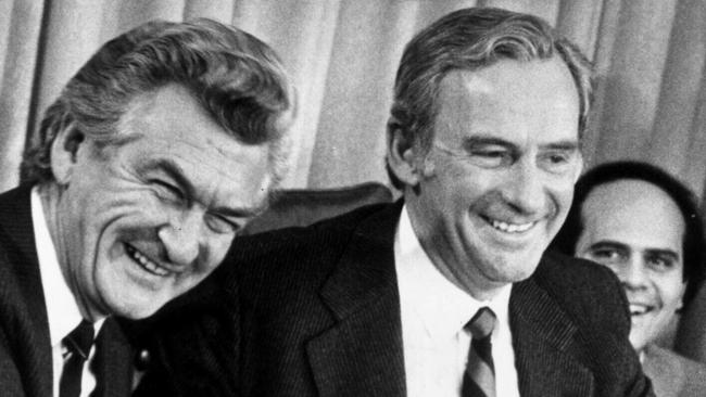 Bob Hawke beat Bill Hayden for the party leadership and led Labor to victory.