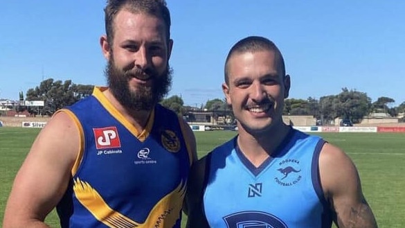 Former Roopena star Clayton Mesecke (right). Picture: Supplied