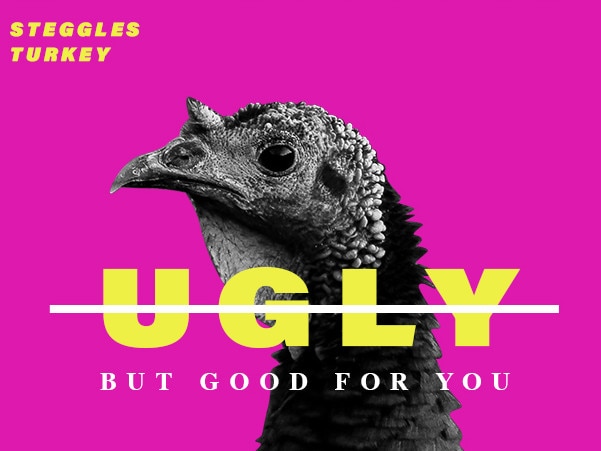 Steggles ‘ugly but good for you’ campaign.