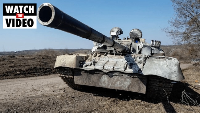 A Russian soldier allegedly surrendered his tank to Ukraine