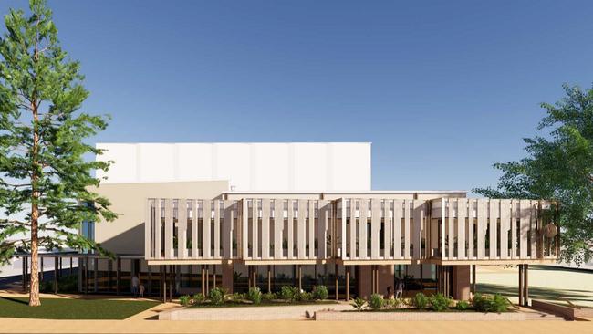 Impressions of the view of the new Proserpine Entertainment Centre from Main Street. Photo: Contributed