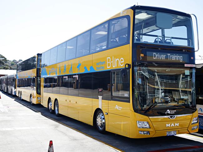 A fleet of 38 new buses will be operating the B-Line service. Picture: Adam Yip