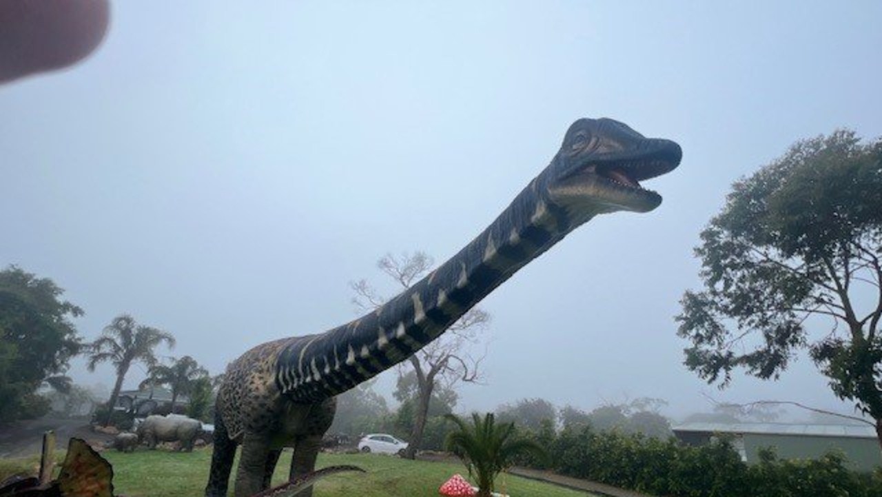 A Melbourne man has listed a 'life-size' dinosaur for sale online for $58k. Picture: Supplied