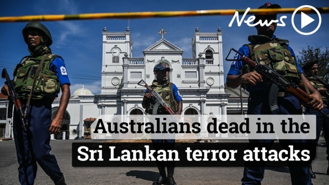 Two Australians dead in the Sri Lankan terror attacks