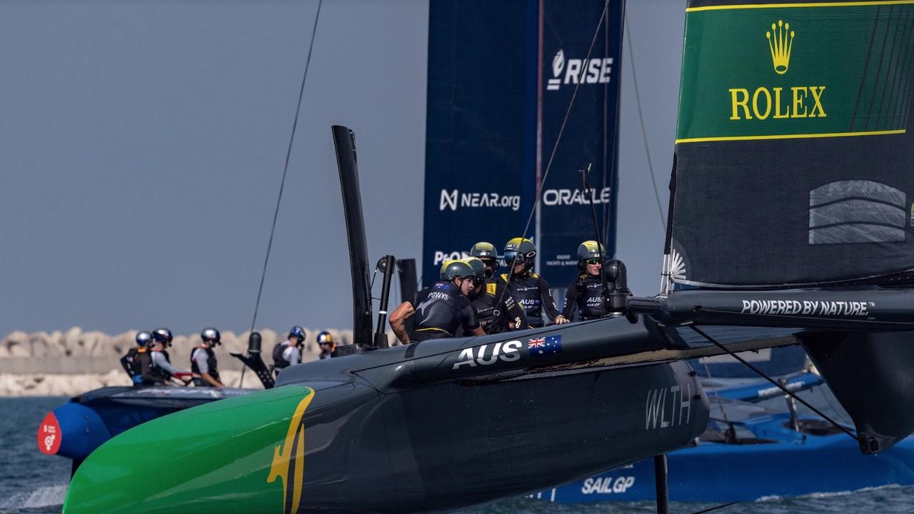 Australia was in fine form in practice. Photo: Ricardo Pinto for SailGP.